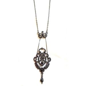 Vintage Victorian Gothic Filagree Necklace